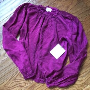 Bella Dahl eggplant top NWT